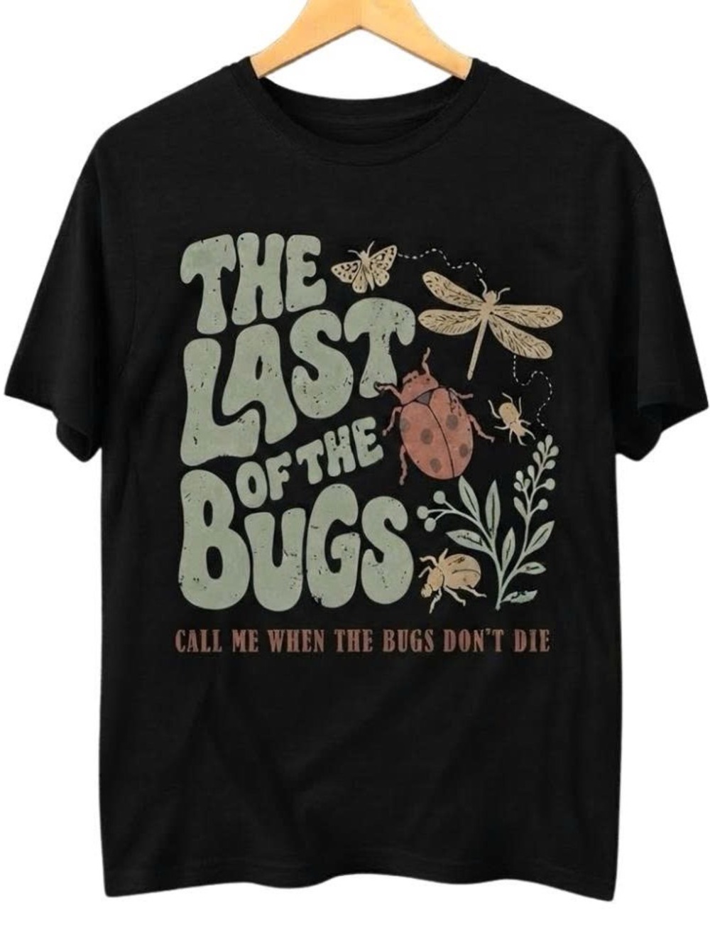 The Last of the Bugs Graphic Tee - Black